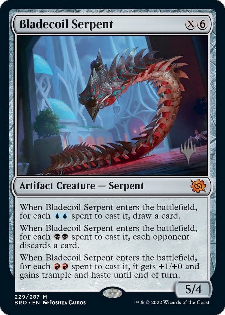 Image for Bladecoil Serpent (Promo Pack: The Brothers' War) (229) - Magic: The Gathering
