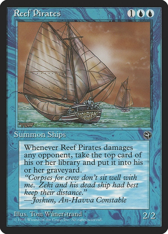 Image for Reef Pirates [Version 2] (Homelands) (36) - Magic: The Gathering