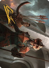 Image for Siege Veteran Art Card (Gold-Stamped Signature) (Art Series: The Brothers' War) (3) - Magic: The Gathering