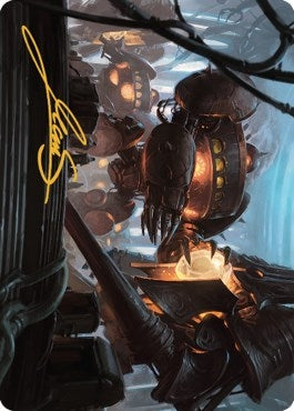 Image for Autonomous Assembler Art Card (Gold-Stamped Signature) (Art Series: The Brothers' War) (5) - Magic: The Gathering