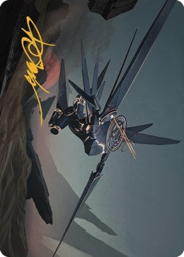 Image for Steel Seraph Art Card (Gold-Stamped Signature) (Art Series: The Brothers' War) (6) - Magic: The Gathering