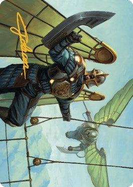 Image for Air Marshal Art Card (Gold-Stamped Signature) (Art Series: The Brothers' War) (8) - Magic: The Gathering