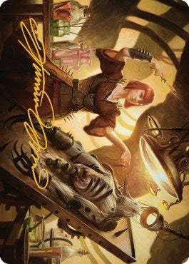 Image for Ashnod, Flesh Mechanist Art Card (Gold-Stamped Signature) (Art Series: The Brothers' War) (15) - Magic: The Gathering