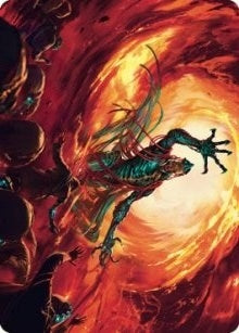 Image for Gix, Yawgmoth Praetor Art Card (Art Series: The Brothers' War) (16) - Magic: The Gathering