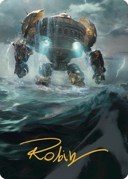 Image for Island Art Card (Gold-Stamped Signature) (Art Series: The Brothers' War) (49) - Magic: The Gathering