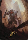 Image for Mountain Art Card (Gold-Stamped Signature) (Art Series: The Brothers' War) (52) - Magic: The Gathering