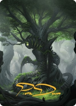 Image for Forest Art Card (Gold-Stamped Signature) (Art Series: The Brothers' War) (53) - Magic: The Gathering