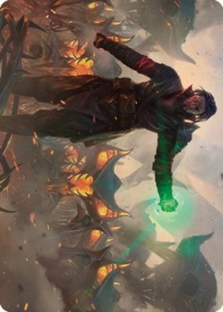 Image for Mishra, Eminent One Art Card (Art Series: The Brothers' War) (54) - Magic: The Gathering