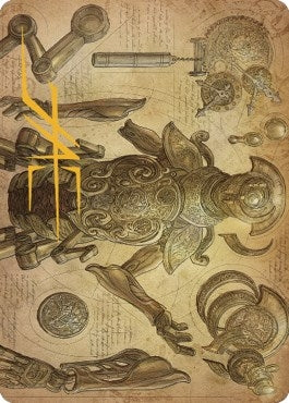 Image for Foundry Inspector Art Card (Gold-Stamped Signature) (Art Series: The Brothers' War) (59) - Magic: The Gathering