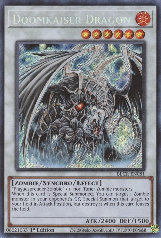 Image for Doomkaiser Dragon (Battles of Legend: Crystal Revenge) (BLCR-EN081) - YuGiOh