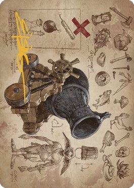 Image for Goblin Charbelcher Art Card (Gold-Stamped Signature) (Art Series: The Brothers' War) (60) - Magic: The Gathering