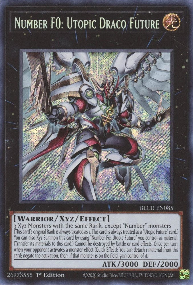 Image for Number F0: Utopic Draco Future (Battles of Legend: Crystal Revenge) (BLCR-EN085) - YuGiOh