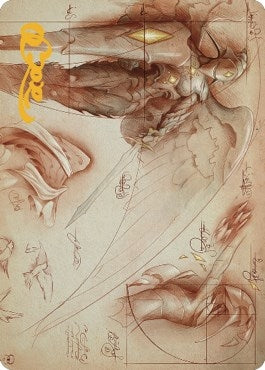 Image for Platinum Angel Art Card (Gold-Stamped Signature) (Art Series: The Brothers' War) (71) - Magic: The Gathering