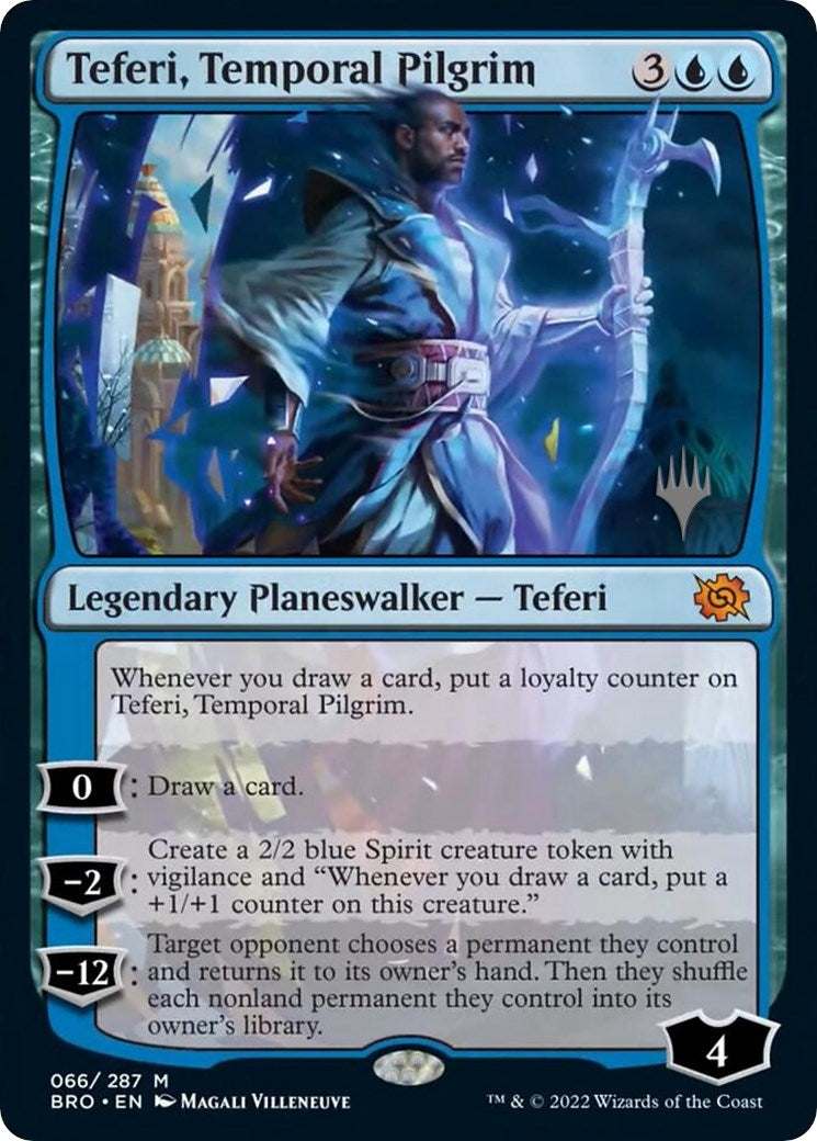Image for Teferi, Temporal Pilgrim (Promo Pack: The Brothers' War) (66) - Magic: The Gathering