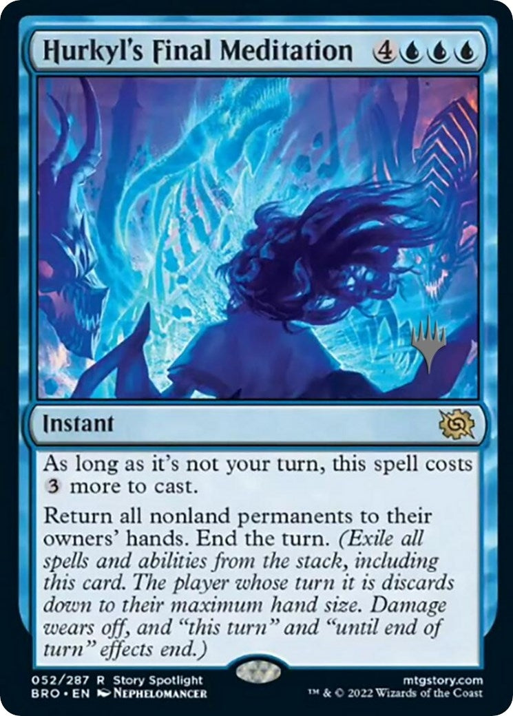 Image for Hurkyl's Final Meditation (Promo Pack: The Brothers' War) (52) - Magic: The Gathering
