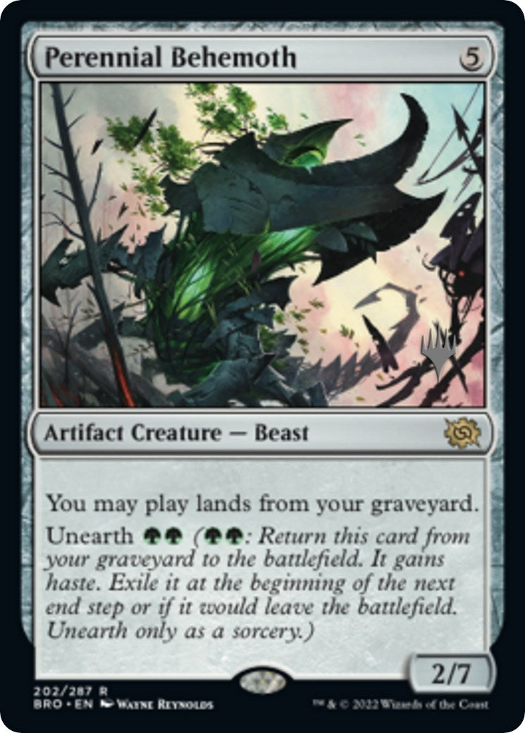 Image for Perennial Behemoth (Promo Pack: The Brothers' War) (202) - Magic: The Gathering