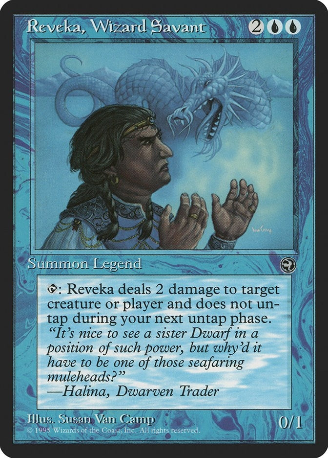 Image for Reveka, Wizard Savant (Homelands) - Magic: The Gathering