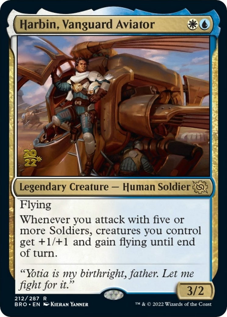 Image for Harbin, Vanguard Aviator (Prerelease Cards) (212) - Magic: The Gathering