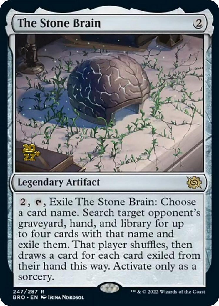 Image for The Stone Brain (Prerelease Cards) (247) - Magic: The Gathering
