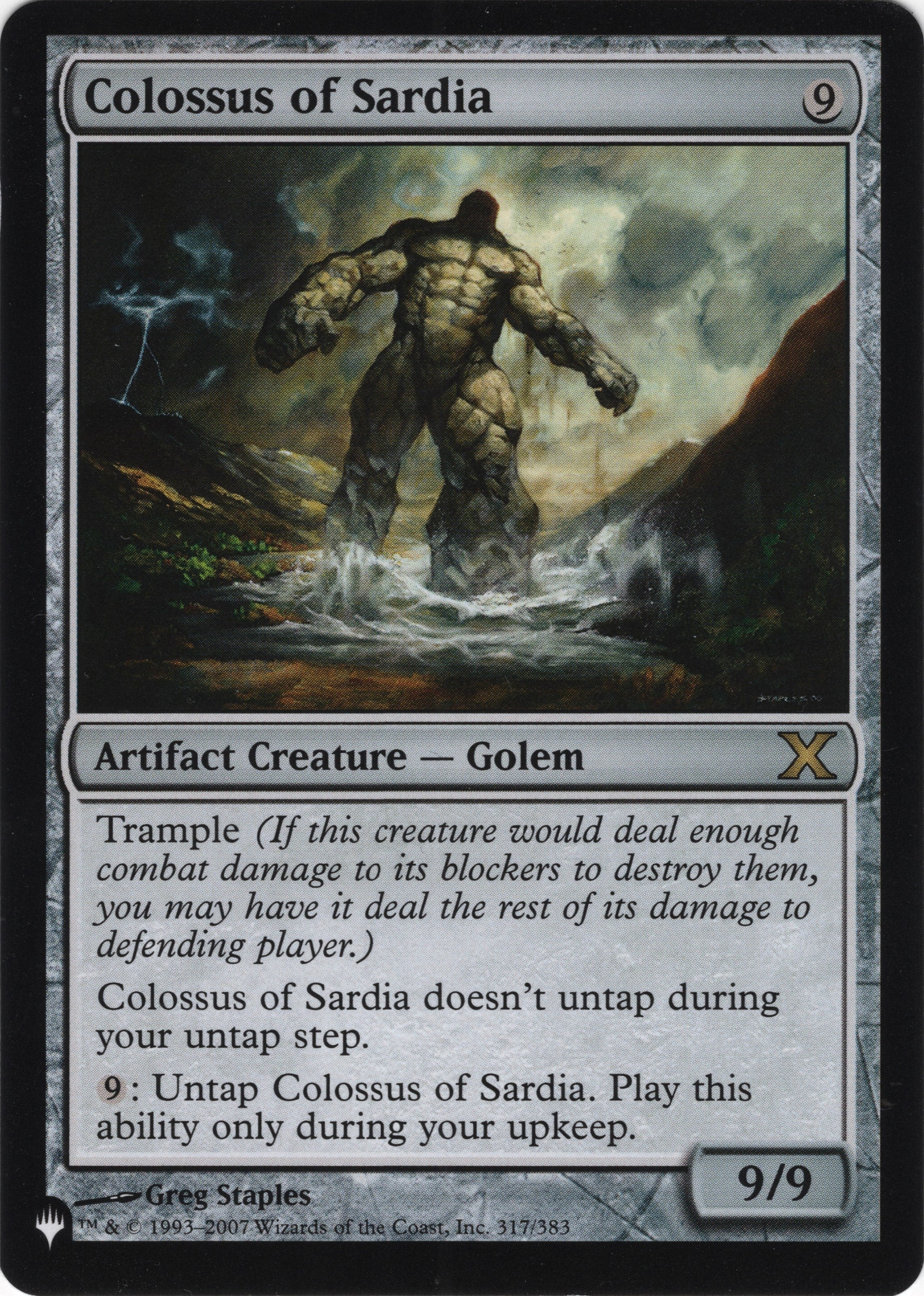 Image for Colossus of Sardia (The List Reprints) (317/383) - Magic: The Gathering
