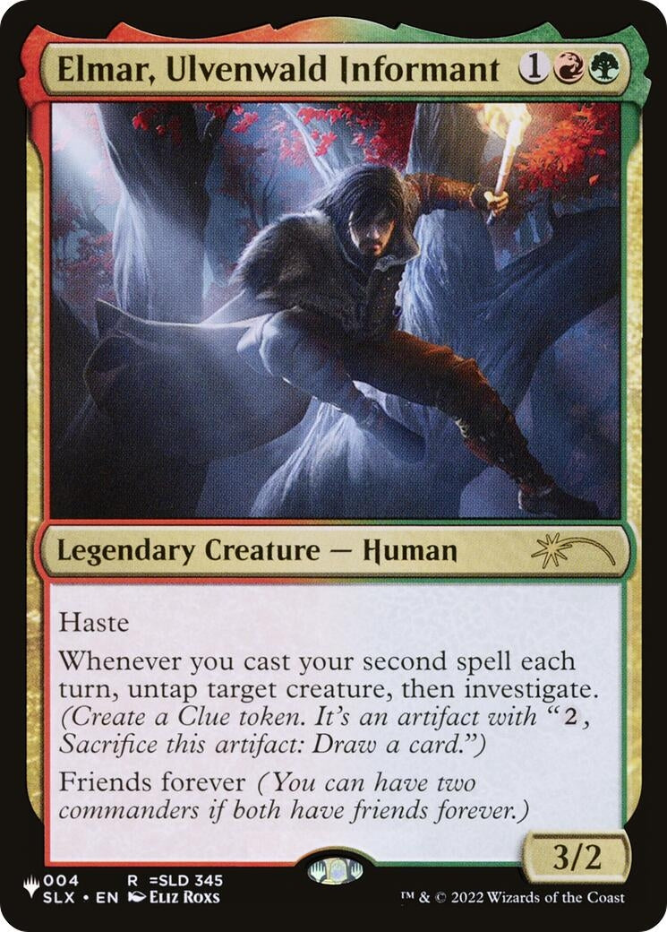 Image for Elmar, Ulvenwald Informant (The List Reprints) (004) - Magic: The Gathering
