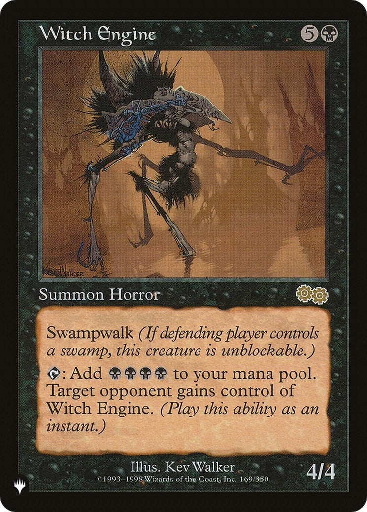Image for Witch Engine (The List Reprints) (169/350) - Magic: The Gathering