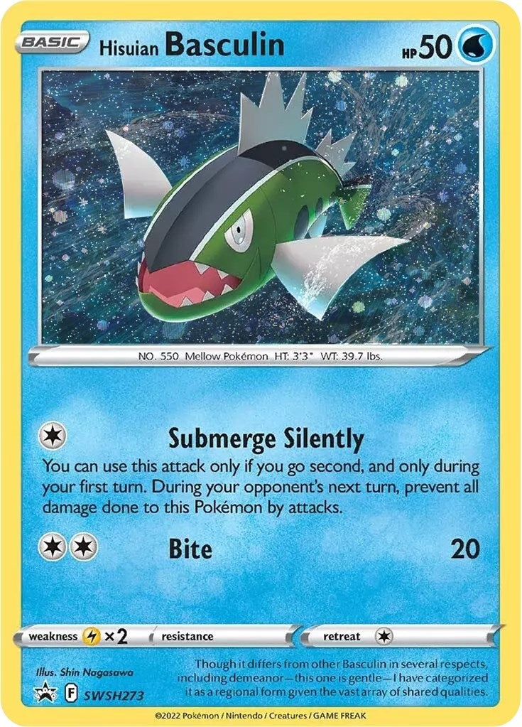 Image for Hisuian Basculin - SWSH273 (SWSH: Sword & Shield Promo Cards) (SWSH273) - Pokemon