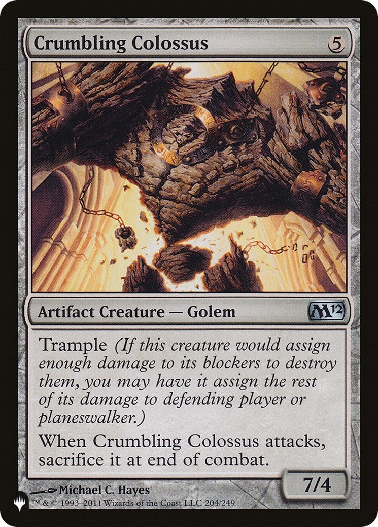 Image for Crumbling Colossus (The List Reprints) (204/249) - Magic: The Gathering