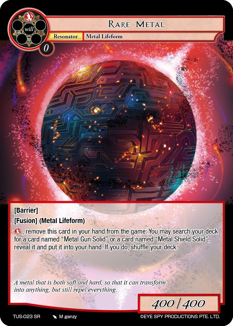 Image for Rare Metal (The Underworld of Secrets) (TUS-023 SR) - Force of Will