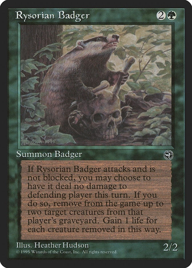 Image for Rysorian Badger (Homelands) - Magic: The Gathering