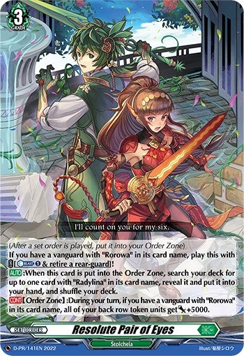 Image for Resolute Pair of Eyes (D Promo Cards) (D-PR/141EN) - Cardfight Vanguard