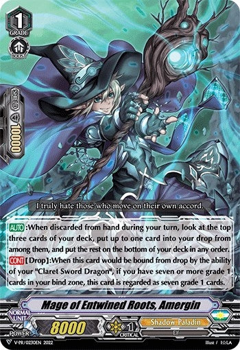 Image for Mage of Entwined Roots, Amergin (V Promo Cards) (V-PR0230EN) - Cardfight Vanguard