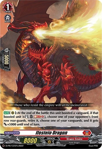 Image for Ifesteio Dragon (D Promo Cards) (D-PR/131EN) - Cardfight Vanguard