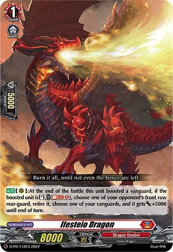 Image for Ifesteio Dragon (118) (D Promo Cards) (D-PR/118EN) - Cardfight Vanguard