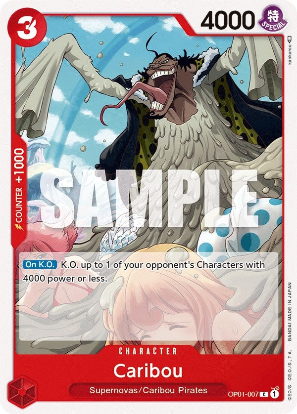 Image for Caribou (Romance Dawn) (OP01-007) - One Piece Card Game