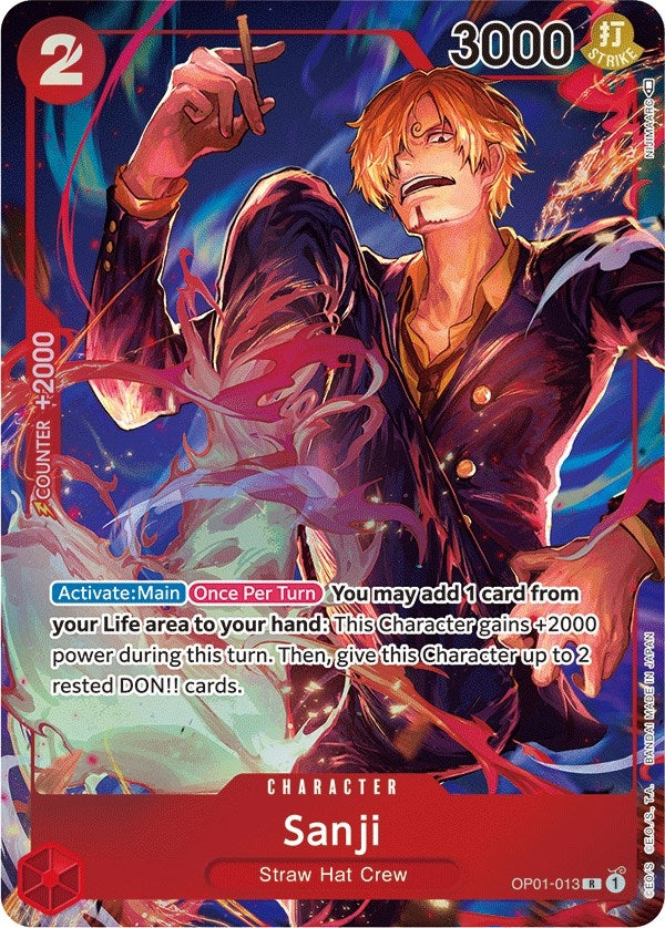 Image for Sanji (Parallel) (Romance Dawn) (OP01-013) - One Piece Card Game