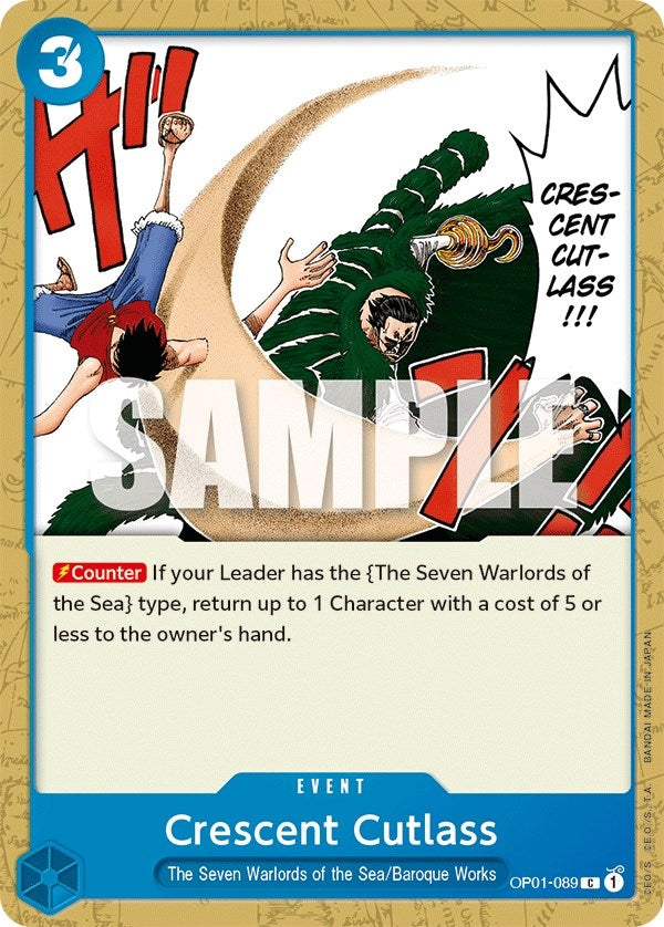 Image for Crescent Cutlass (Romance Dawn) (OP01-089) - One Piece Card Game