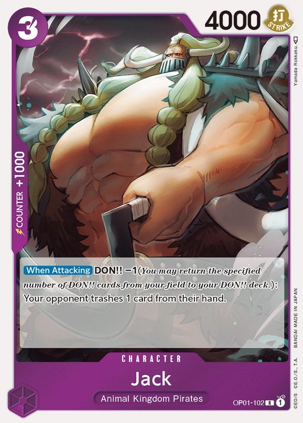 Image for Jack (Romance Dawn) (OP01-102) - One Piece Card Game