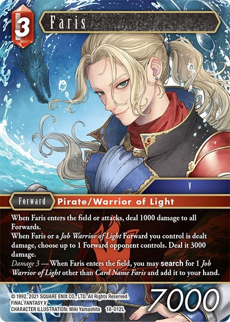 Image for Faris (Resurgence of Power) (18-012L) - Final Fantasy TCG