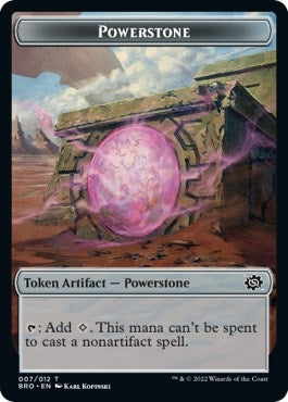 Image for Powerstone // Emblem - Saheeli, Filigree Master Double-sided Token (The Brothers' War) - Magic: The Gathering