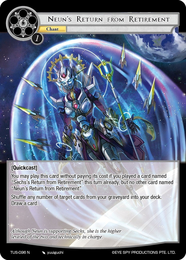 Image for Neun's Return from Retirement (The Underworld of Secrets) (TUS-096 N) - Force of Will