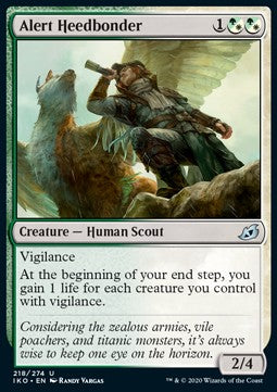 Alert Heedbonder - Ikoria: Lair of Behemoths (Uncommon) [IKO-218]