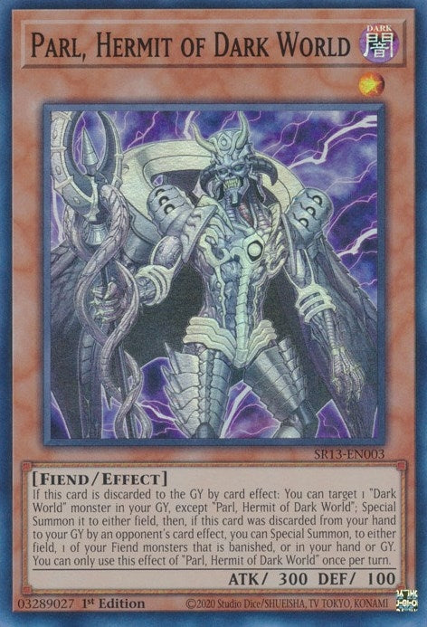 Image for Parl, Hermit of Dark World (Structure Deck: Dark World) (SR13-EN003) - YuGiOh