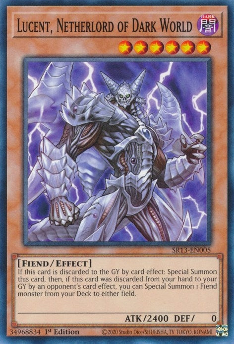 Image for Lucent, Netherlord of Dark World (Structure Deck: Dark World) (SR13-EN005) - YuGiOh