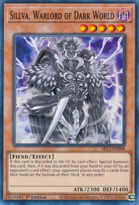 Image for Sillva, Warlord of Dark World (Structure Deck: Dark World) (SR13-EN008) - YuGiOh