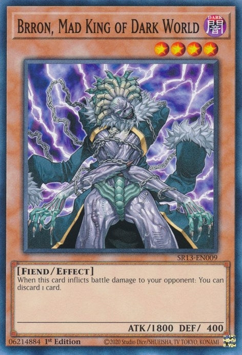Image for Brron, Mad King of Dark World (Structure Deck: Dark World) (SR13-EN009) - YuGiOh