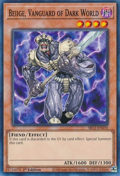 Image for Beiige, Vanguard of Dark World (Structure Deck: Dark World) (SR13-EN010) - YuGiOh