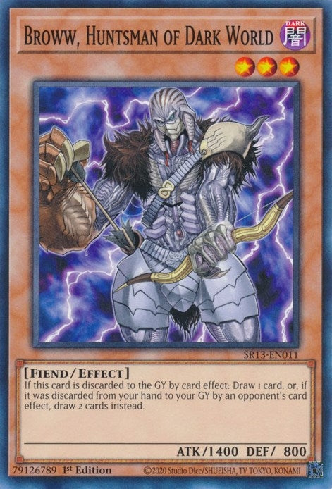 Image for Broww, Huntsman of Dark World (Structure Deck: Dark World) (SR13-EN011) - YuGiOh