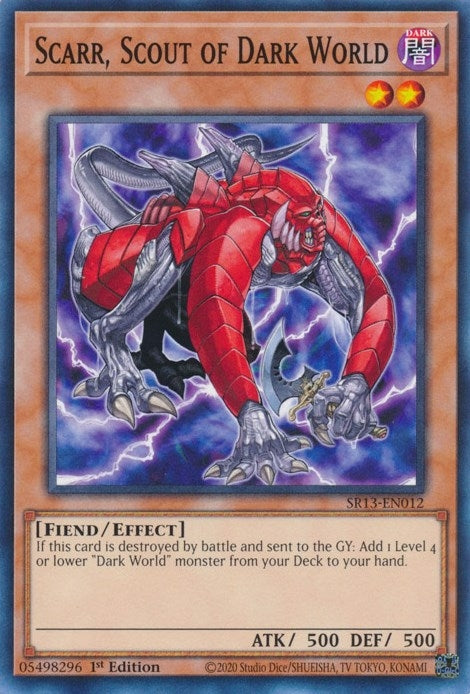 Image for Scarr, Scout of Dark World (Structure Deck: Dark World) (SR13-EN012) - YuGiOh