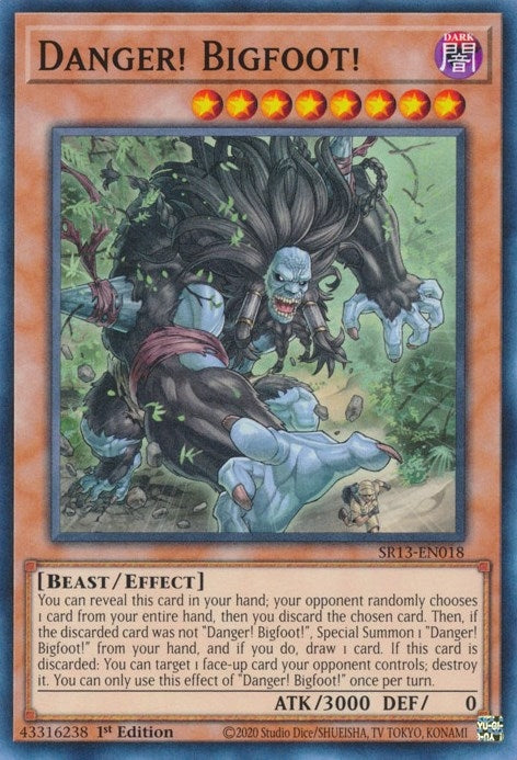 Image for Danger! Bigfoot! (Structure Deck: Dark World) (SR13-EN018) - YuGiOh